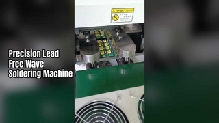 SMT 미니 자동 듀얼 웨이브 PCB 스루홀 정밀 무연 웨이브 납땜 MachineoSlder