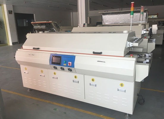 산업 SMD SMT 리플로우 용접 기계 PLC 제어 400mm PCB 너비