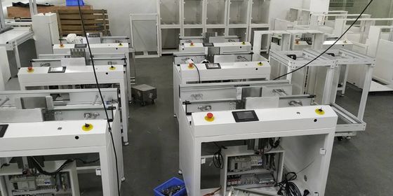 조정 가능한 너비 PCB 처리 컨베이어, SMT 검사 컨베이어 0.5m 0.8m 1.0m