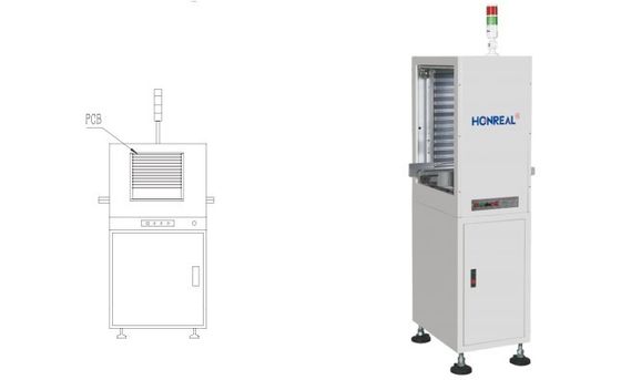 자동 미니 PCB 로딩 머신 터치 스크린 제어와 함께 PCB 마이크로 로더