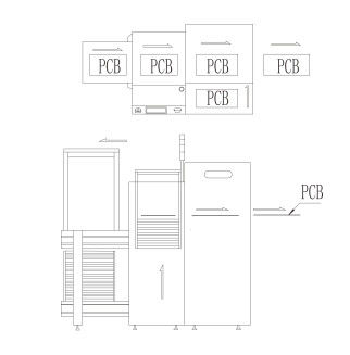 완전히 자동 PCB 로딩 기계 SMT 라인용 진공 흡수