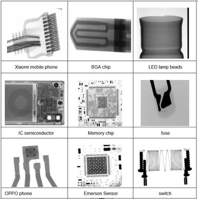 고급 인쇄 회로 보드 PCB X 레이 검사 기계 기울기 각 0-90 ° 5.8Lp/mm 해상도