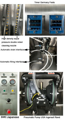 자동 스텐실 SMT 청소 기계 오프라인 Pneumatic 40L 부피