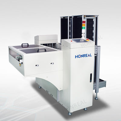 PLC 제어 SMT 자동 PCB 언로더 듀얼 레일 AOI 테스트 머신 후