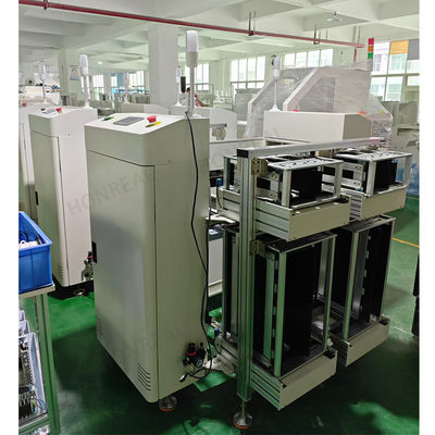 PLC 제어 SMT 자동 PCB 언로더 듀얼 레일 AOI 테스트 머신 후