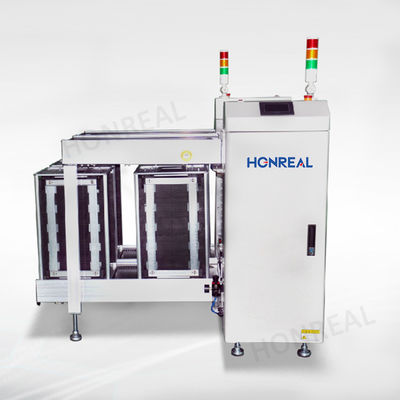 SMEMA PCB 로더 350x250mm 듀얼 레인 12초 사이클 타임